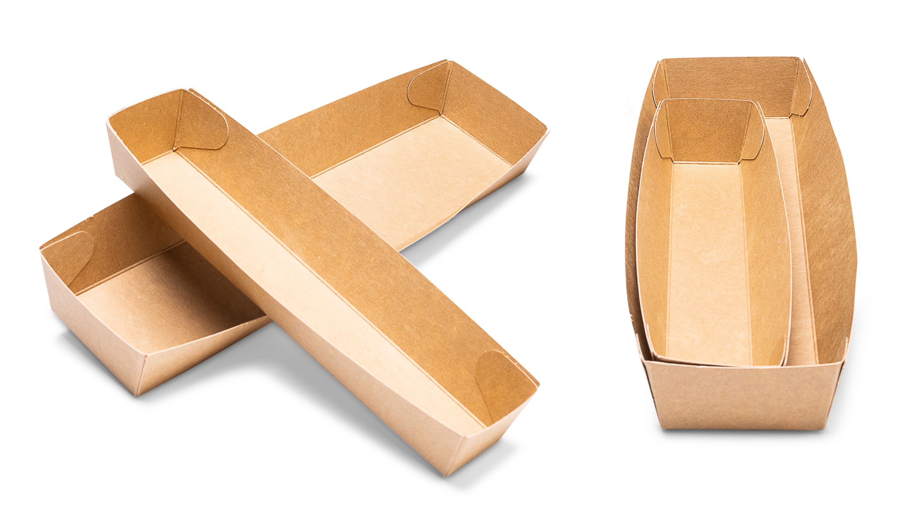 kartonnen conisch curryworst bakje